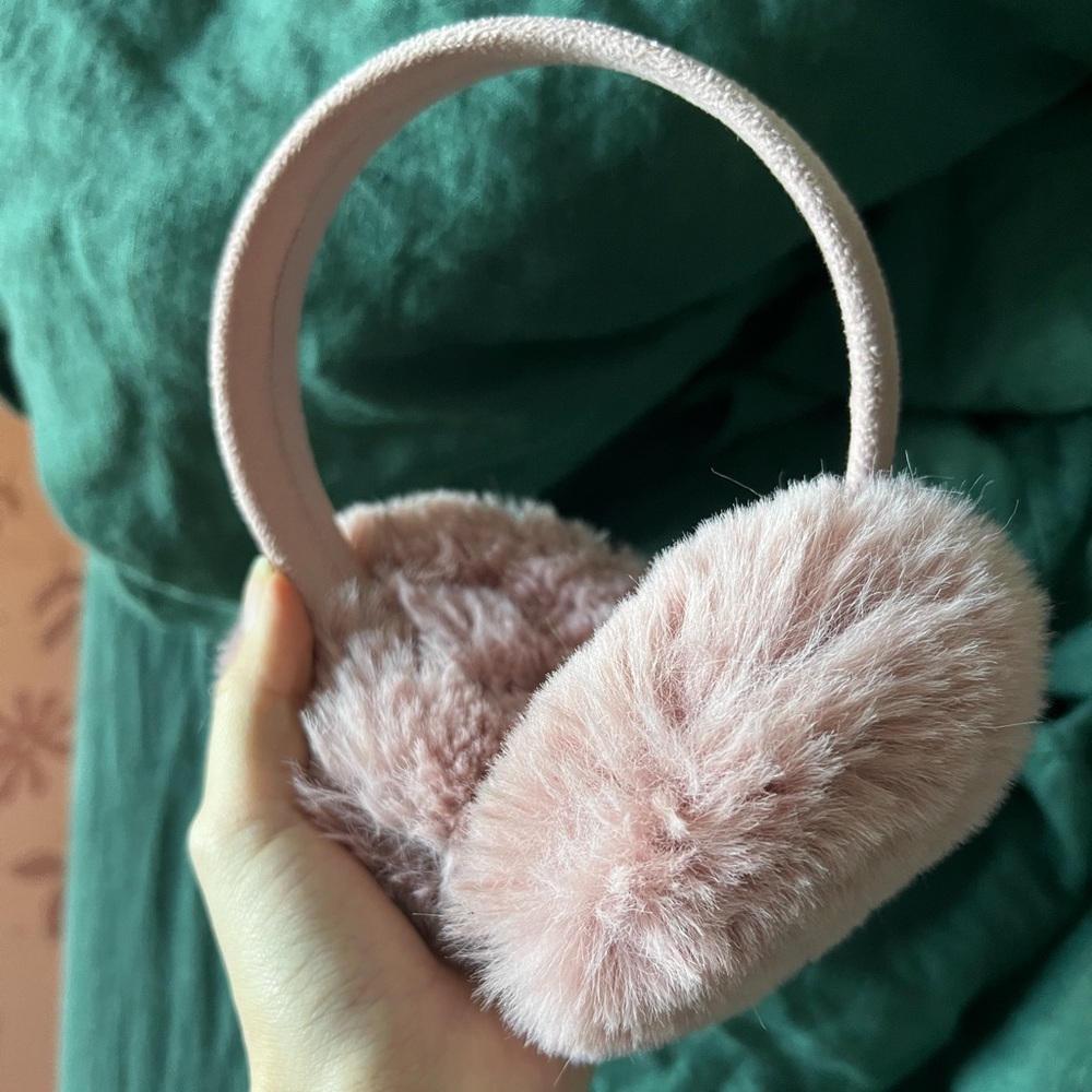 faux fur ear muffs